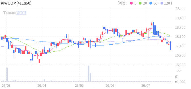 KIWOOM 독일DAX 일봉 차트